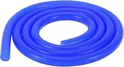 X AUTOHAUX 1 Pcs Silicone Vacuum Tubing Hose 5Ft 3/16" 5mm ID 2mm Thickness Automotive Vacuum Line High Temperature Blue 130PSI Max Pressure
