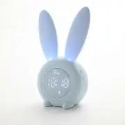 Alarm Clock with Night Light Touch Control Function Rechargeable Blue