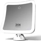 Fancii 20X Magnifying Makeup Mirror with LED Lights, Rechargeable, High Zoom ...