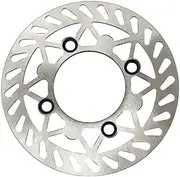 Motorcycle Front Rear Brake Disc Rotor Set Motorcycle 190mm 4 Holes Wheel Disc Brake Plate Iron Disk Rotor Pad For Electric Scooter Pit Dirt Bike