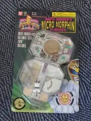 Mighty Morphin Power Rangers Micro Machines Morpher Playset - White Ranger! MIP!