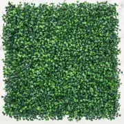 Unbranded Artificial Hedge 20"Wx20"H Indoor/Outdoor Plastic Boxwood in Green