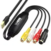 USB 2.0 Video Capture 1080P for VHS/8mm/DVD Dubbing and PC Import