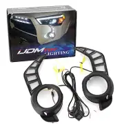 Switchback LED Fog Bezel Cover Daytime Running Lights For 2014-22 Toyota 4Runner (for: Toyota)