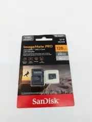 SANDISK IMAGEMATE PRO MICRO SD 128GB MICRO SD + ADAPTER