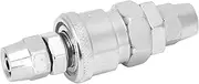 Quick Connector Self Locking Alloy Steel Pneumatic Pipe Accessories for Air Pipe 20SP+20PP