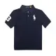 【RALPH LAUREN】RL POLO 經典刺繡大馬短袖Polo衫 上衣-青年款-深藍色(百搭爆款/精選舒適/平輸品)