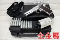 在飛比找Yahoo!奇摩拍賣優惠-[01] iGUN M1911 手槍 CO2槍 銀 實木 M