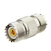 VHF UHF SO-239 Jack Female to SO-239 Jack Female Coaxial Cable Connector Adapter