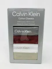 CALVIN KLEIN Men's 100% Cotton Hip Brief *5-Pack* Classic, Soft, Multicolor, S
