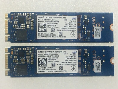 2 pcs new Intel Optane Memory M10 MEMPEK1J016GAL 16GB M.2 2280 SSD NVMe PCIe