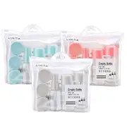 8 Pcs Travel Size Bottle Container Liquid Toiletry Leak-Proof Clear Bottles Set
