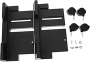 CAXUSD Movable Computer Tower Stand with Brake Wheels Plastic CPU Holder Bracket for Home Office Smooth Surface Rounded Corners Stable Construction Suitable for All Environments