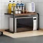 Kitchen Shelf Countertop Storage Rack Double-layer Oven Microwave Oven Shelf Des