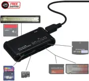 Acuvar Super High Speed All-In-1 USB Memory Card Reader/Writer for All Cards SD/