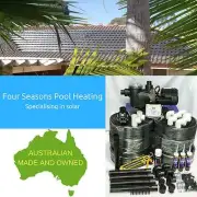 DIY POOL/SPA SOLAR HEATING 12 TUBE 15M2 AUSTRALIAN MADE WITH PUMP & CONTROLLER