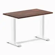 Desky Fixed Height Mini American Rustic Pine Softwood Desk 1000 x 600mm White Frame