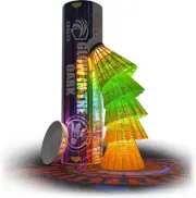 LED Badminton Shuttlecocks - 5 Pack Lighting Birdies, Nylon Glow in the Dark Bir