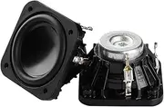 PMGMZPGPMA 2Pcs 2 Inch Portable Audio Full Range Speaker 4 Ohm 10W Sound Speaker Home Theater Loudspeaker Aluminum Bookshelf Stereo