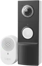 TP-LINK 2K 5MP Wired or Wireless Video Doorbell w/Chime