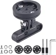 Générique Metal Cycling Computer Mount, Adjustable Computer Holder for Handlebar, Sports Camera Rack, Lightweight Support for Outdoor Travel, Lightweight and Compact, Easy Installation