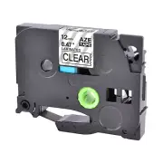 1PK Black on Clear Label Tape 0.47" For Brother P-Touch D600 TZ-131 TZe-131