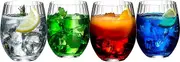 Riedel Machine-Made Crystal Mixing Tonic Glass Set, Clear – Premium Glassware for Tonic, Cocktails & Mixed Drinks – Stylish & Functional for Any Occasion – 580 ml Capacity (4-Pieces)