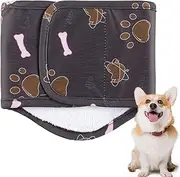 Dog Diapers – TPU Waterproof Coated Cloth Leak-Proof Absorbant Diaper with Soft Inner Lining | Reusable Dog Nappies | Pet Belly Band Ideal for House Training, & Travel Comfort for Pets