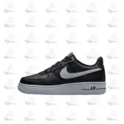 Kids Nike Air Force 1 Low GS Black White Grey HQ3807-001 Sneaker Shoe Trainer