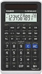 CasioCasio FX-82SOLARII Standard School Calculator Black