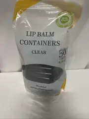 50 Clear Lip Balm Gloss Tube Refillable Empty Containers Lipstick Makeup Black