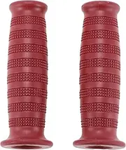 7/8" 22mm 15/16" 24mm Universal Motorcycle Hand Grips Cover Non Slip Rubber Handlebar Cover for Motorcycle Scooter Bicycle ATV Wine Red 1pair