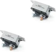 FOYTOKI 2pcs Circuit Breaker 50a 24v Dc Auto Reset for Battery Chargers Audio Trucks Marine RV's Trolling Motors