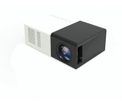 Mini LED Media Player Audio Portable Proyectors 1080P HDMI USB Video BLACK