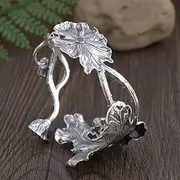 [HEYONA] Women Jewelry 925 Silver Sterling Bracelet Fashion Cuff Bangle Chain Bracelets,Fashion Decoration Bracelets Silver Bangle