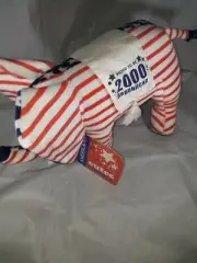 2000 Proud To Be A Republican Red White And Blue Plush Elephant new with tag.