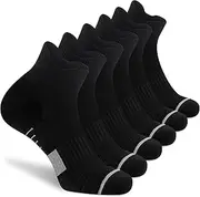 [Gonii] Ankle Socks Womens Hiking Running Cushioned Quarter Athletic Socks 3 Pairs