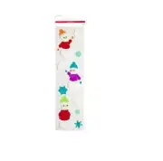 HOLIDAY TIME Christmas Winter Gel Window Snowmen Clings