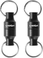 Mingzhe 2pcs Fly Fishing Magnetic Net Release Holder Keeper Magnet Clip Landing Net Connector
