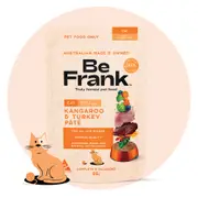 Be Frank Grain Free Kangaroo & Turkey Pate Wet Cat Food 85g 12x85g