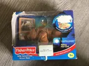 2001 VTG Fisher-Price Wild Adventures Brown Bear Smithsonian Talking Fact Card