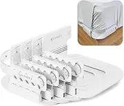 4PACK Bed Sheet Holders, Keep Sheets in Place Firm and Tight, 2025 Newest Heavy Duty Bedsheet Corner Fastener Fits All Mattress, No More Loose Sheets and Easy Installation All Mattress Size