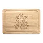 We Go Together Like Mac & Cheese Rectangular Chopping Board Funny Valentines Day