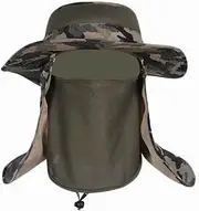 [24station] Outdoor Men's Fishing Hat Climbing Cap Camouflage Sun Hat