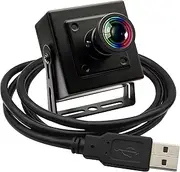 5MP Global Shutter Webcam for Laptop 60fps High Speed PC Camera Wide Angle 120degree Low Distortion Lens Web cam Mini UVC USB2.0 Lightburn Camera for Laser Engraver 5mp 50fps USB WebCamera