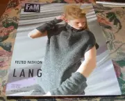 Lang Yarns Fatto A Mano English Knitting Pattern Book 179 Felted Fashions