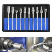 Tungsten Carbide Burr Bit Cutting Carving Routing Bur For Dremel Rotary Tools US