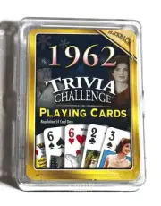 Flashback Trivia Challenge 1962 Playing Cards NEW Sealed