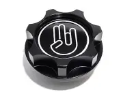 BLACK BILLET ENGINE OIL FILLER CAP FOR MITSUBISHI ECLIPSE EVO TURBO SHOCKER HAND (for: Mitsubishi)