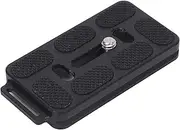 Universal Quick Release Plate, Tripod Mount Plate Adapter with 1/4 Inch Threaded Hole & Lanyard Hole, Camera Mount for Tripod for Standard Clamp